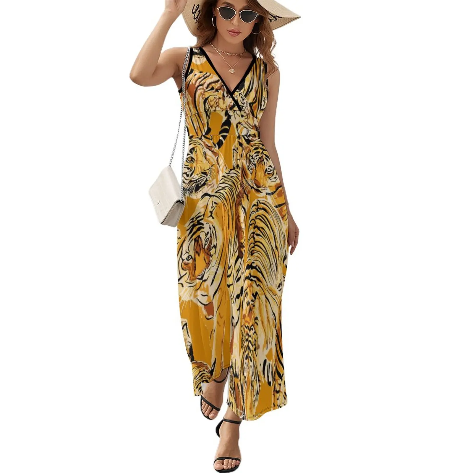 Wild Tiger Dress Animal Print Vintage Maxi Dress Street Fashion Boho Beach Long Dresses High Waist Graphic Oversized Clothes
Wild Tiger Dress Animal Print Vintage Maxi Dress Street Fashion Boho Beach Long Dresses High Waist Graphic Oversized Clothes