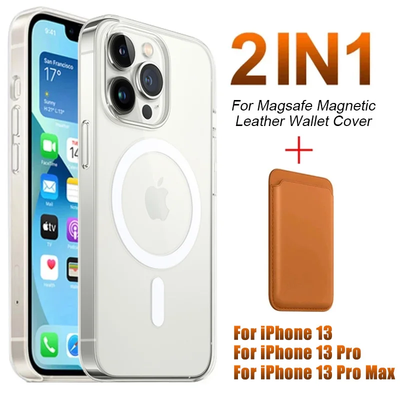 For Magsafe Magnetic Wireless Charging Case For iPhone 13 12 Mini 11 Pro Max XR XS Magnetic Leather Card Holder Wallet Cover
For Magsafe Magnetic Wireless Charging Case For iPhone 13 12 Mini 11 Pro Max XR XS Magnetic Leather Card Holder Wallet Cover