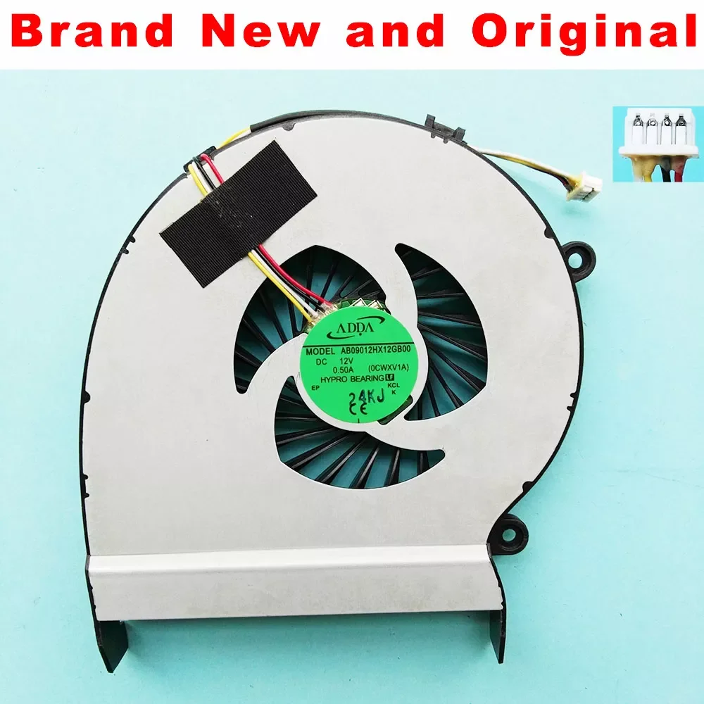 New original CPU FAN for ADDA AB09012HX12GB00 0CWXV1A DC 12V 0.5A CPU COOLING FAN COOLER
New original CPU FAN for ADDA AB09012HX12GB00 0CWXV1A DC 12V 0.5A CPU COOLING FAN COOLER