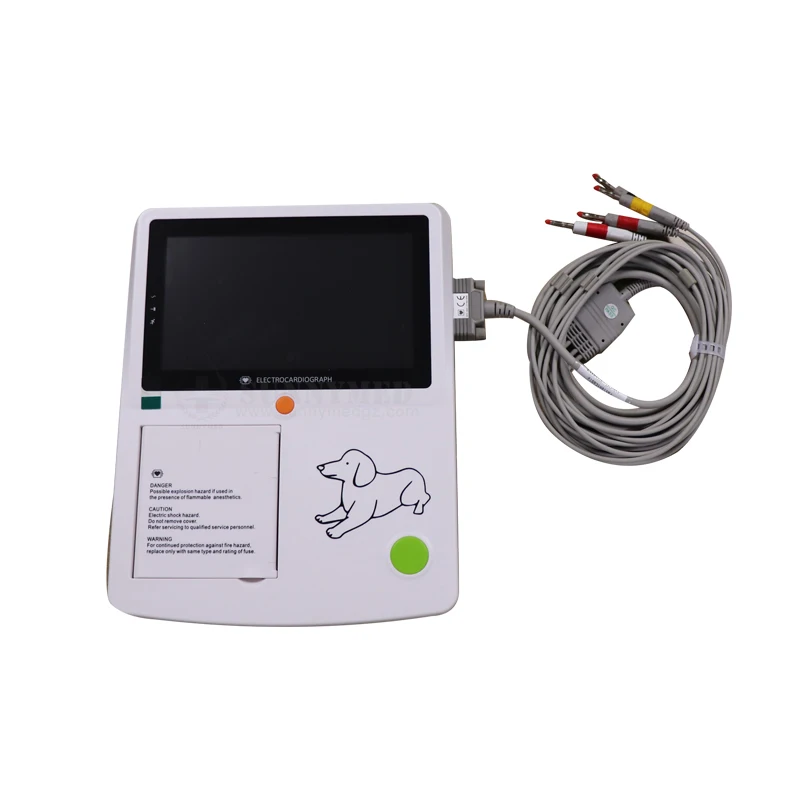 SY-W002 medical portable Vet 3 channel ECG device for animals dogs cats 
SY-W002 medical portable Vet 3 channel ECG device for animals dogs cats