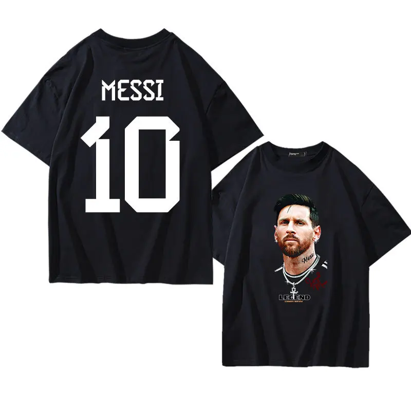 2023 Summer Football Star Messi 10 T Shirt Men Women Loose Casual Tee Short Sleeve Cotton Fans Clothing Oversize XS to 4XL
2023 Summer Football Star Messi 10 T Shirt Men Women Loose Casual Tee Short Sleeve Cotton Fans Clothing Oversize XS to 4XL