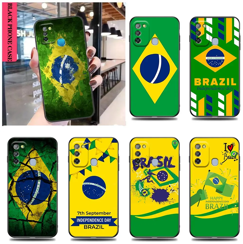 

Flag Of Brazil Funda Case For Infinix CAMON 19 16 ZERO X NEO 20 8 POVA 4 2 NOTE 12 G96 11 10 8 8I S5 Pro 5G Case Shell Coque