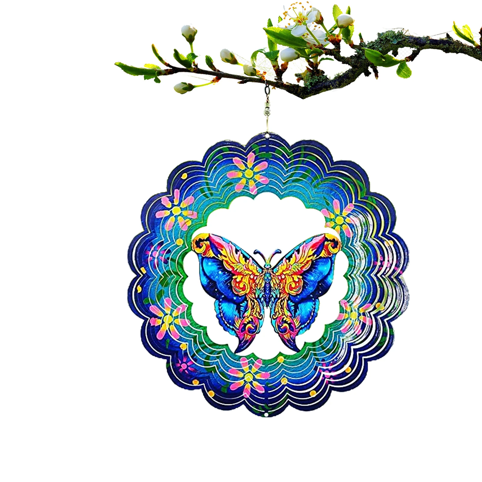 Butterfly Wind Spinner 3D Garden Decor For Outdoor Butterfly Metal Stainless Steel Art Decoration Wind Spinner Gift Craft 
Butterfly Wind Spinner 3D Garden Decor For Outdoor Butterfly Metal Stainless Steel Art Decoration Wind Spinner Gift Craft
