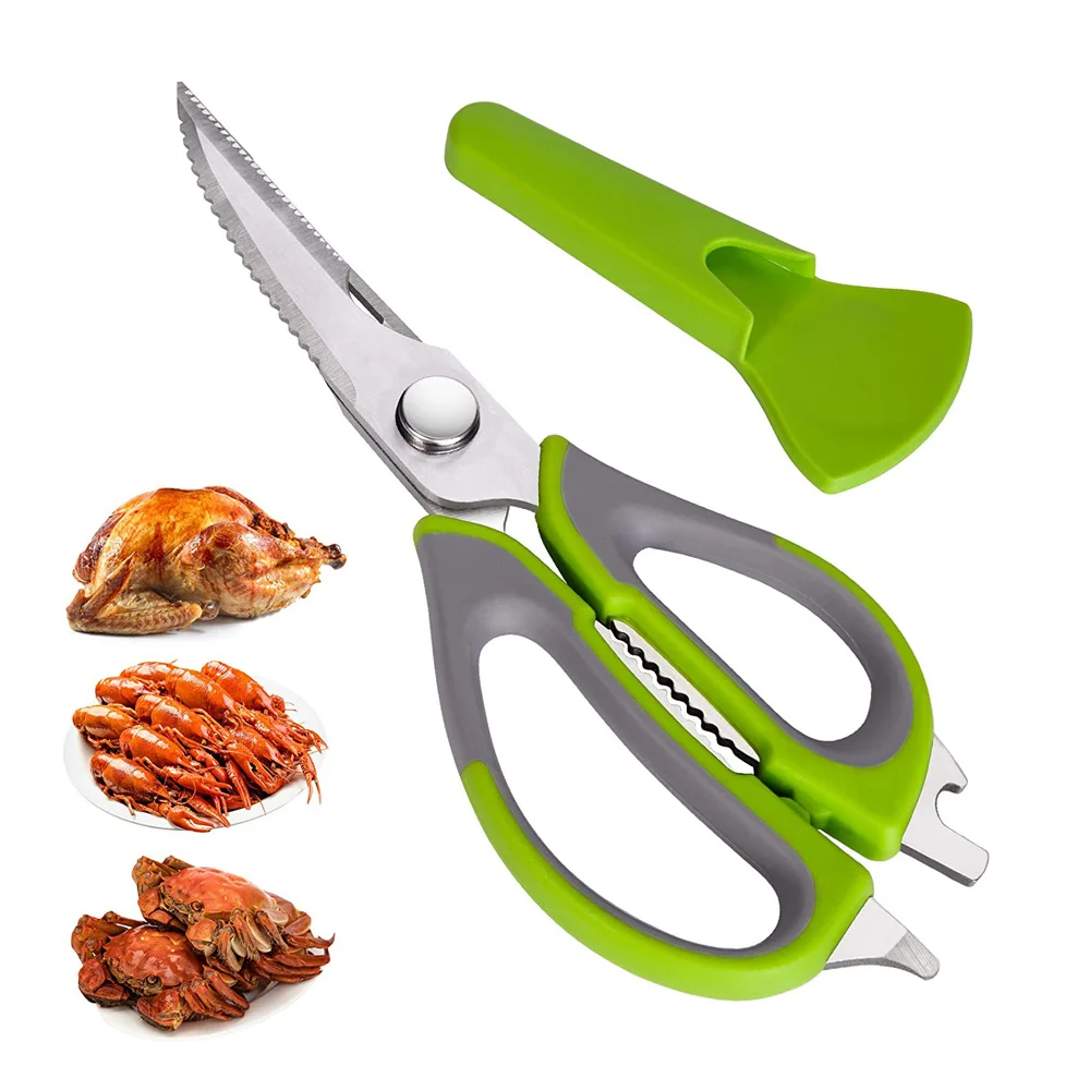 Multifunction Kitchen Scissors Magnetic Knife Seat Removable Stainless Steel Scissors For Fish Chicken Shears Cooking New tools
Multifunction Kitchen Scissors Magnetic Knife Seat Removable Stainless Steel Scissors For Fish Chicken Shears Cooking New tools