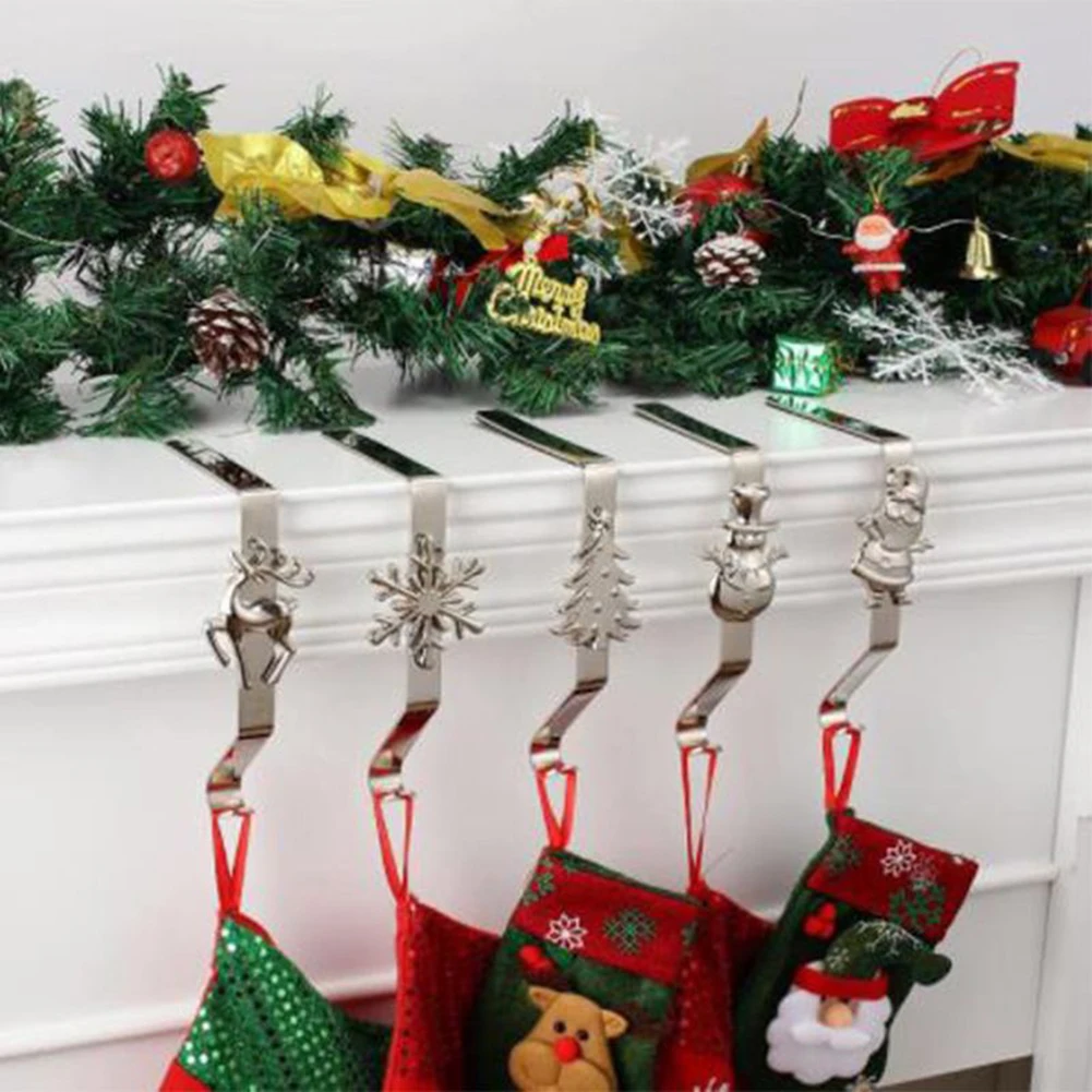 Stocksing Holders Christmas Hook Christmas Supplies Christmas Concise Metal Silver Xmas Decoration New Year 2023
Stocksing Holders Christmas Hook Christmas Supplies Christmas Concise Metal Silver Xmas Decoration New Year 2023