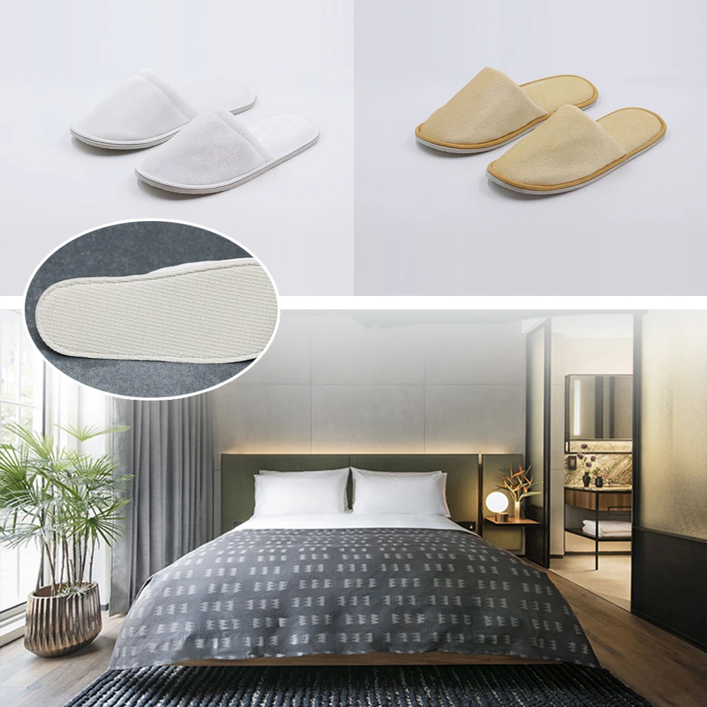 1Pair Simple Top-hole Pleuche Men Women Travel Spa Portable Disposable Slipper House Home Guest Indoor Slippers Big size
1Pair Simple Top-hole Pleuche Men Women Travel Spa Portable Disposable Slipper House Home Guest Indoor Slippers Big size