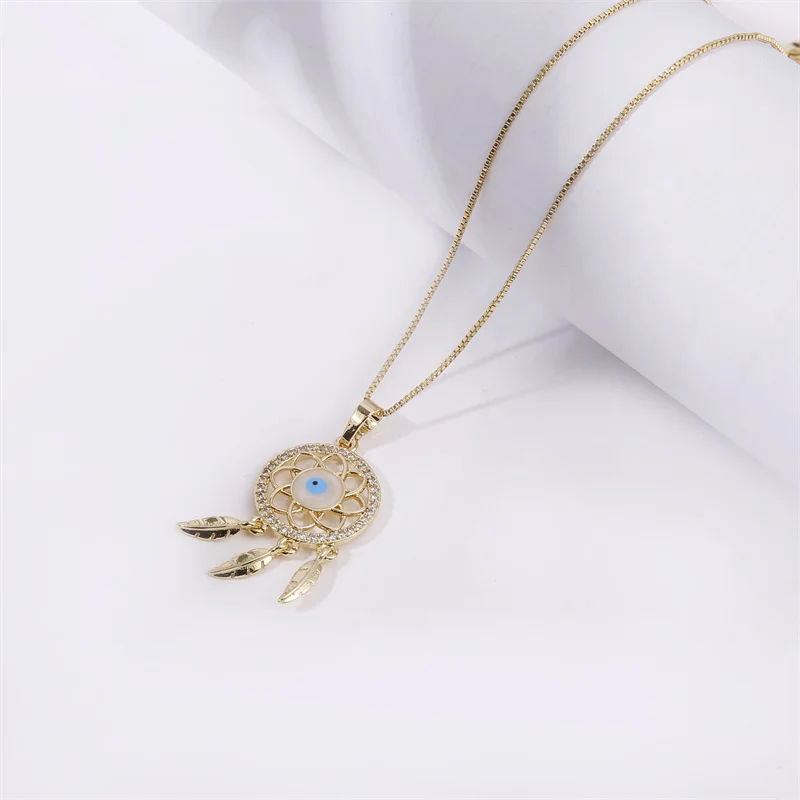 Fashionable Evil Blue Eye Religious Copper Necklace For Women Charms Trendy Geometric Rhinestone Female Cute Jewelry Wholesale
Fashionable Evil Blue Eye Religious Copper Necklace For Women Charms Trendy Geometric Rhinestone Female Cute Jewelry Wholesale