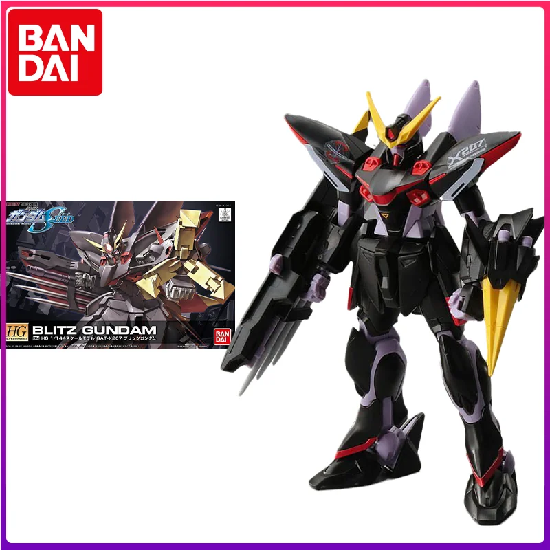 Bandai Original Gundam Model Kit Anime Figure HG SEED R04 1/144 BLITZ GUNDAM Action Figures Collectible Toys Gifts for Kids
Bandai Original Gundam Model Kit Anime Figure HG SEED R04 1/144 BLITZ GUNDAM Action Figures Collectible Toys Gifts for Kids
