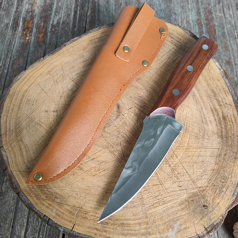 Stainless Steel Chef Knife Forged Cleaver Knife Hunting Fishing Outdoor Survival Knives Fruit Utility Paring Knife
Stainless Steel Chef Knife Forged Cleaver Knife Hunting Fishing Outdoor Survival Knives Fruit Utility Paring Knife