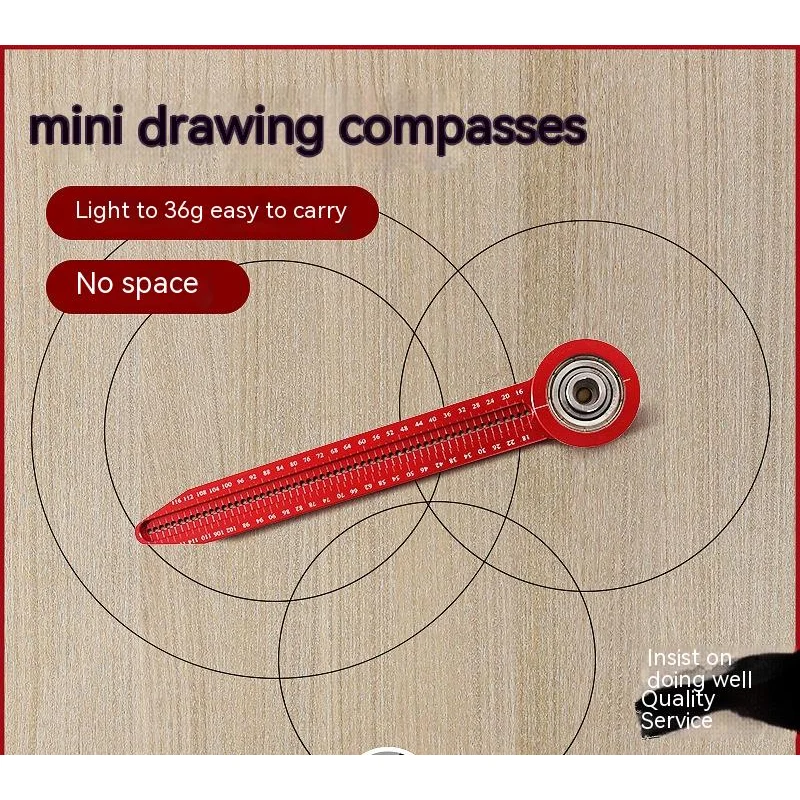 Woodworking Drawing Compass Circular Drawing Tool Measurement Tool High Precision Woodworking Scribe Gauges Industrial Drawing
Woodworking Drawing Compass Circular Drawing Tool Measurement Tool High Precision Woodworking Scribe Gauges Industrial Drawing