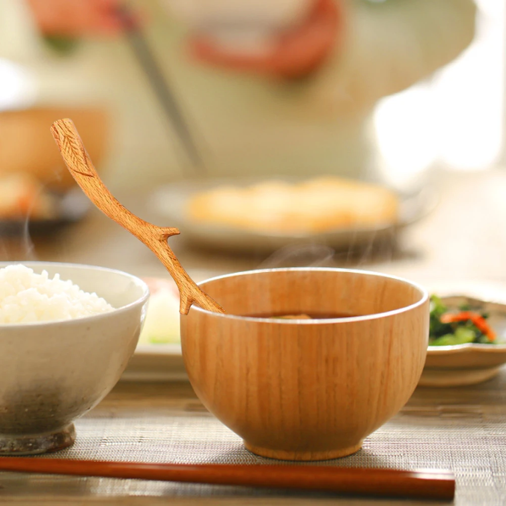 Wooden Spoon Twig-Shaped Long-Handle Spoon With Japanese Style Ladle Soup Spoon For Cooking Stirring Mixing Kitchen Utensil
Wooden Spoon Twig-Shaped Long-Handle Spoon With Japanese Style Ladle Soup Spoon For Cooking Stirring Mixing Kitchen Utensil