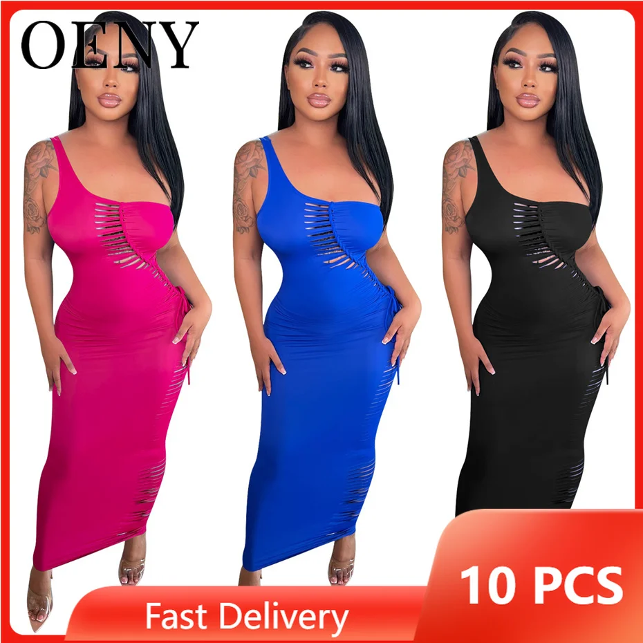 New Summer Elegant Sexy Single Shoulder Strap Women's Backless Long Dress Bandage Hollowing Suit Wholesale Items Bulk Lots O8963
New Summer Elegant Sexy Single Shoulder Strap Women's Backless Long Dress Bandage Hollowing Suit Wholesale Items Bulk Lots O8963