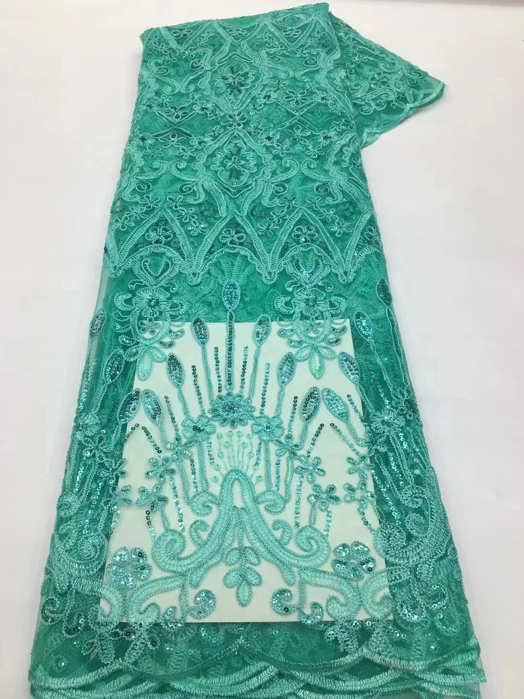 Best Selling Tulle African Lace Fabric Nigerian High Quality French Net Embroidery 5 Yard Women Mesh Lace Fabric Wedding
Best Selling Tulle African Lace Fabric Nigerian High Quality French Net Embroidery 5 Yard Women Mesh Lace Fabric Wedding