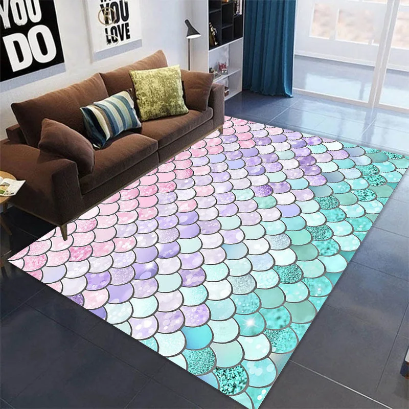 3D Dreamlike Scale Carpets For Home Living Room Decoration Girl Bedroom Beside Sofa Anti-slip Area Rugs Large Floor Mat Door Mat
3D Dreamlike Scale Carpets For Home Living Room Decoration Girl Bedroom Beside Sofa Anti-slip Area Rugs Large Floor Mat Door Mat