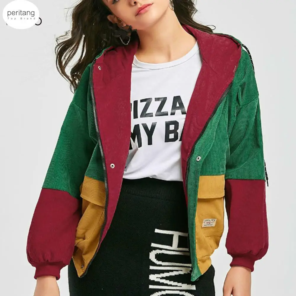 Autumn Women Long Sleeve Patchwork Vintage Corduroy Jackets Casual Panelled Color Basic Coats 3XL 2023
Autumn Women Long Sleeve Patchwork Vintage Corduroy Jackets Casual Panelled Color Basic Coats 3XL 2023