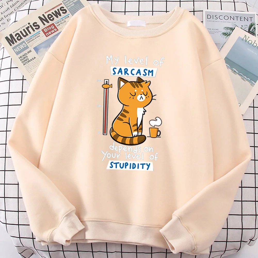 Womans Sweatshirts Tsundere Cat Drinking Tea Printing Sweatshirt Lady Loose Oversize Tops Harajuku Funny Animal Lady Long-Sleeve
Womans Sweatshirts Tsundere Cat Drinking Tea Printing Sweatshirt Lady Loose Oversize Tops Harajuku Funny Animal Lady Long-Sleeve