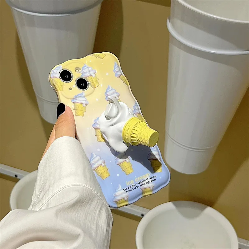 Cute Creative Ice Cream Phone Stand Case Cover for IPhone 14 Plus 11 12 13 14 Pro X XR XS Max Shockproof Case for IPhone 14
Cute Creative Ice Cream Phone Stand Case Cover for IPhone 14 Plus 11 12 13 14 Pro X XR XS Max Shockproof Case for IPhone 14