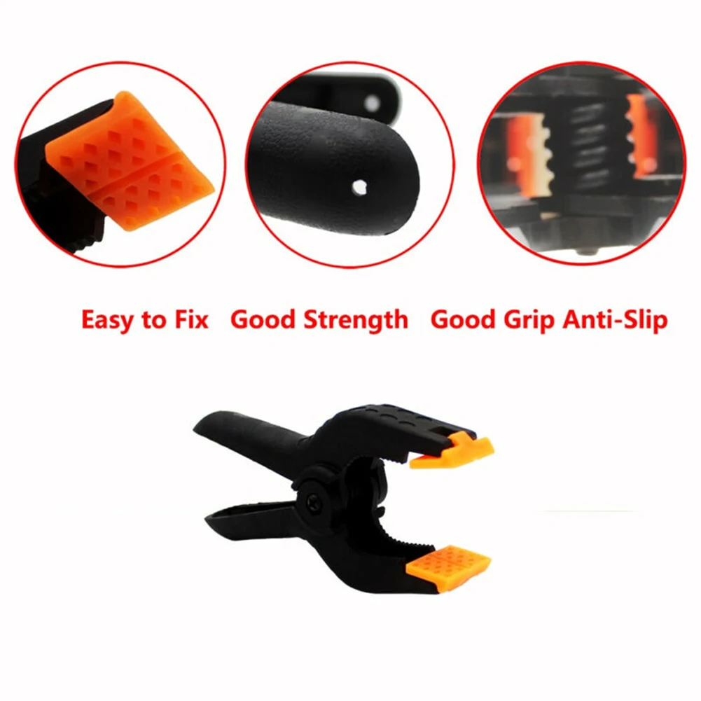 Accessory Spring Clamps Replacement Plastic Grip Woodworking Tools Cramps Jaw Opening 10pcs/set Multifunction Hot
Accessory Spring Clamps Replacement Plastic Grip Woodworking Tools Cramps Jaw Opening 10pcs/set Multifunction Hot