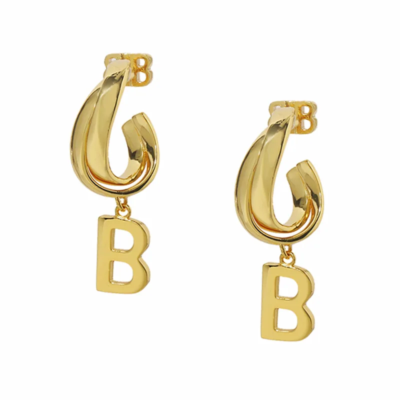 Модные серьги, индивидуальные винтажные буквы, уникальные ювелирные изделия, металлические серьги
Модные серьги, индивидуальные винтажные буквы, уникальные ювелирные изделия, металлические серьги