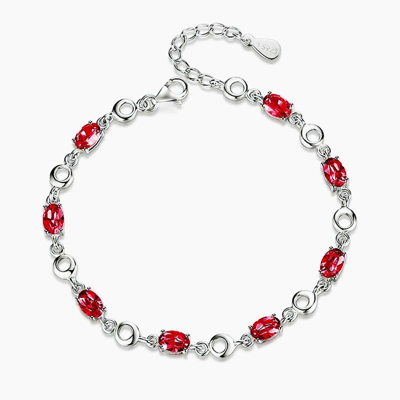 Hot Selling 304 Stainless Steel Bracelet for Women Red Blue Color Trendy Adjustable Cubic Zirconia Bracelets Chain Jewelry Gift
Hot Selling 304 Stainless Steel Bracelet for Women Red Blue Color Trendy Adjustable Cubic Zirconia Bracelets Chain Jewelry Gift