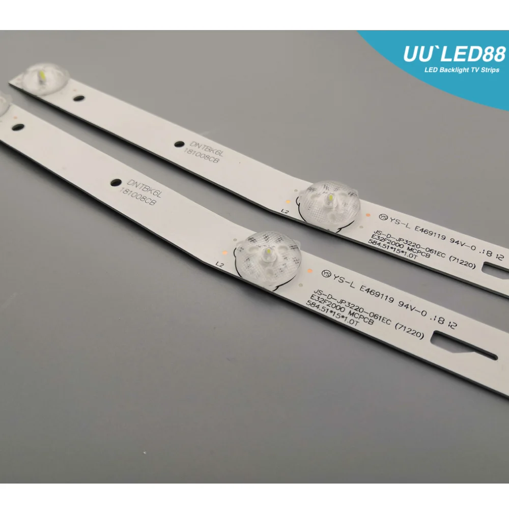 Светодиодная лента blaklight 6 ламп для AKAI JS-D-JP3220-061EC E32F2000 MCPCB AKTV3222 ST3151A05-8 AKTV3212 AKTV3216 
Светодиодная лента blaklight 6 ламп для AKAI JS-D-JP3220-061EC E32F2000 MCPCB AKTV3222 ST3151A05-8 AKTV3212 AKTV3216