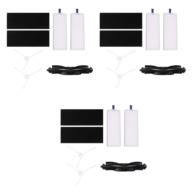 15 Piece Robot Vacuum Cleaner Spare Parts Side Brushes HEPA Filter Main Brush Replacement For Vacuum Cleaner 360 S6
15 Piece Robot Vacuum Cleaner Spare Parts Side Brushes HEPA Filter Main Brush Replacement For Vacuum Cleaner 360 S6