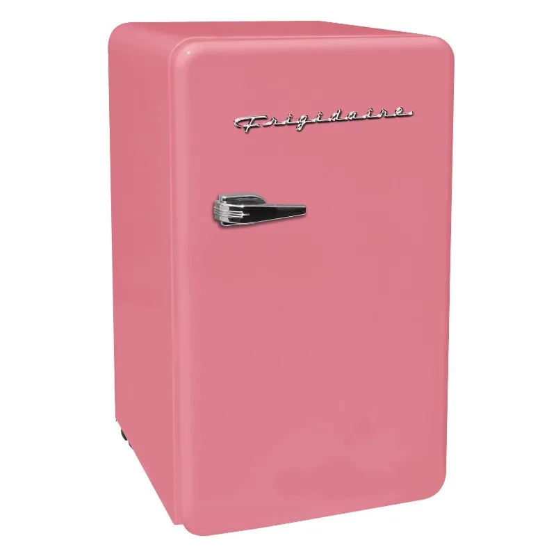 

Frigidaire 3.2 cu ft Single Door Retro Compact Fridge EFR372, Pink