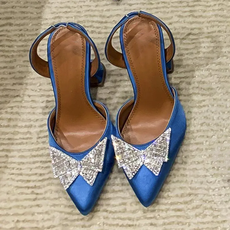 Rhinestone Open Toe Bow Sandals Women's 2021 Spring and Summer Women's Pointed Toe Stiletto High Heels 
Rhinestone Open Toe Bow Sandals Women's 2021 Spring and Summer Women's Pointed Toe Stiletto High Heels