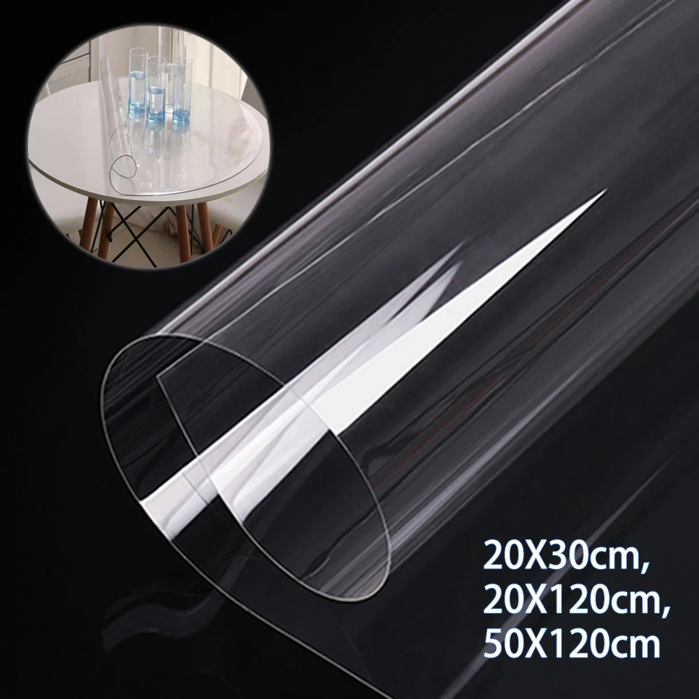 Clear Transparent PVC Film Fabric DIY Vinyl Craft Bag Cosmetic Bag Umbrella Waterproof Sheets Table Mats 50x120cm 20x120cm
Clear Transparent PVC Film Fabric DIY Vinyl Craft Bag Cosmetic Bag Umbrella Waterproof Sheets Table Mats 50x120cm 20x120cm