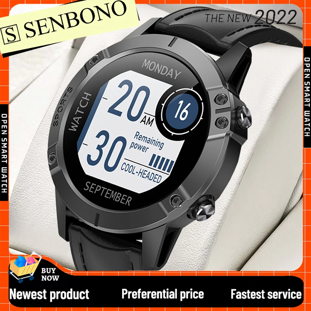 SENBONO 2022 Smart Watch Men HD Large Screen IP67 Waterproof Watches Heart Rate Blood Pressure Monitor Sports Smartwatch Men+Box
SENBONO 2022 Smart Watch Men HD Large Screen IP67 Waterproof Watches Heart Rate Blood Pressure Monitor Sports Smartwatch Men+Box