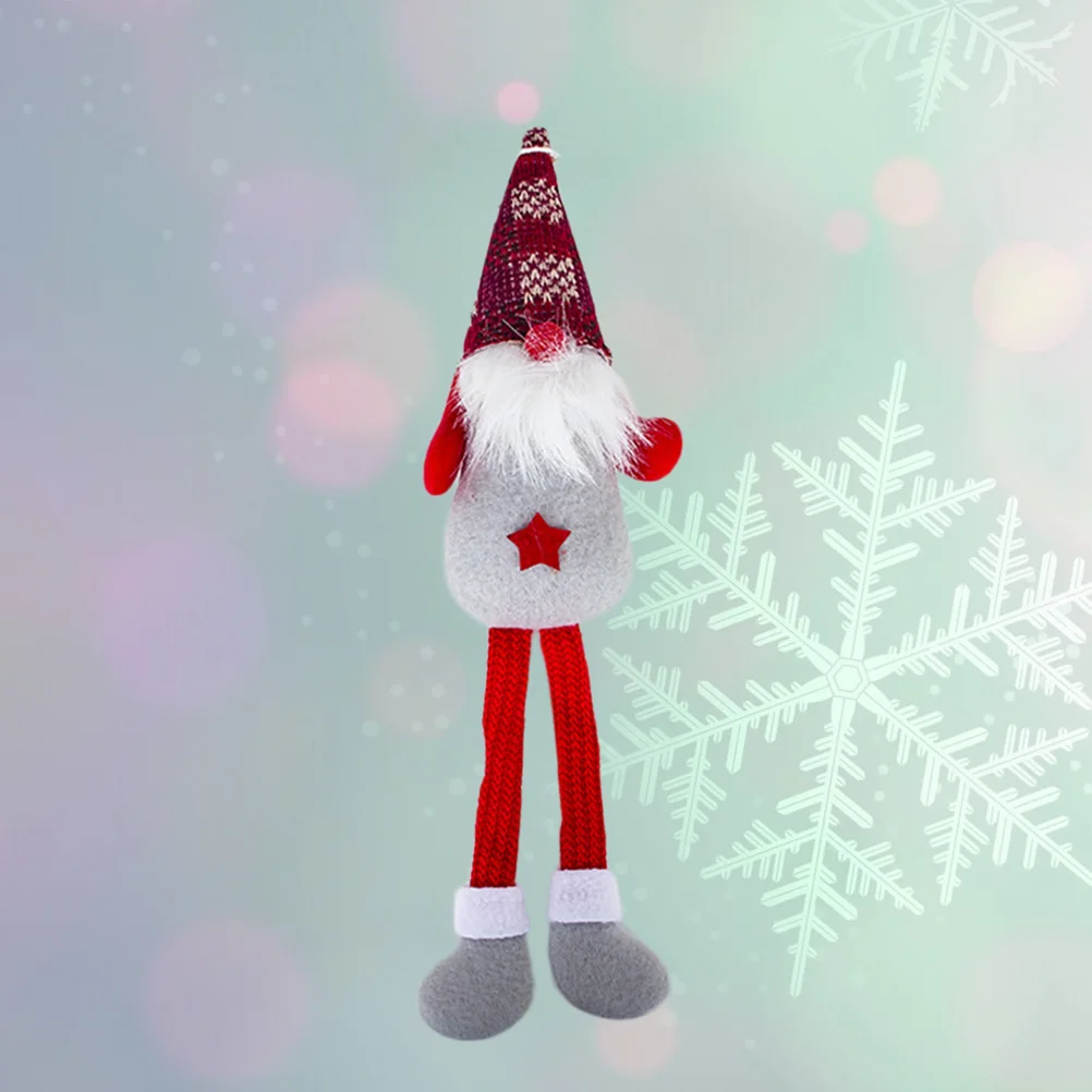 2Pcs Plush Creative Christmas Santa Claus Tomte Hanging Decoration Plush Pendant for Reataurant 
2Pcs Plush Creative Christmas Santa Claus Tomte Hanging Decoration Plush Pendant for Reataurant