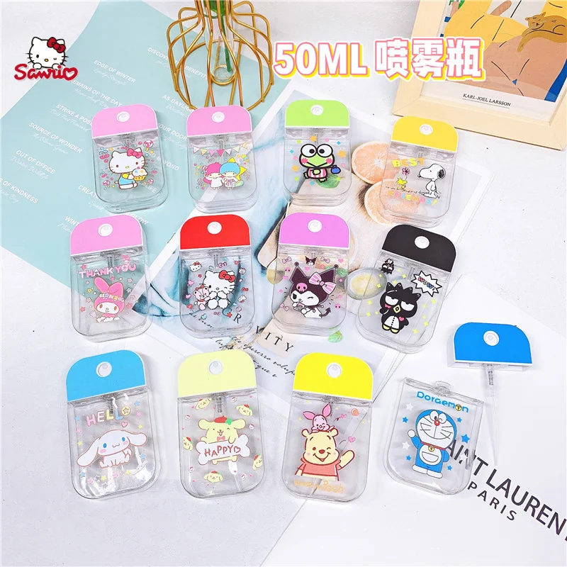 40 стилей Hello Kitty My Melody Kuromi Cinnamoroll 50 мл милая девушка для макияжа искусственная бутылка
40 стилей Hello Kitty My Melody Kuromi Cinnamoroll 50 мл милая девушка для макияжа искусственная бутылка