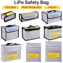 Lipo Guard Battery Safe Bag Fireproof for RC Car Drone Batteries Storage Charging Large Explosion-Proof Bags Portable Pouch