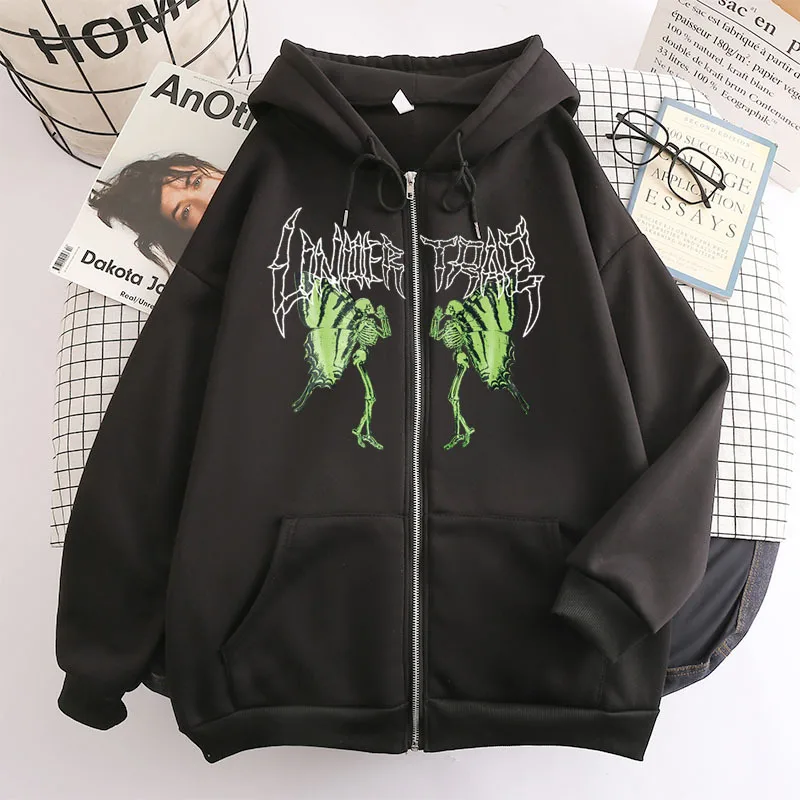 Skull Butterfly Hoodie Women's Hip Hop Sweatshirt Harajuku Y2k Punk Sports Jacket Pullover Gothic Long Sleeve Zip Hoodie Jacket
Skull Butterfly Hoodie Women's Hip Hop Sweatshirt Harajuku Y2k Punk Sports Jacket Pullover Gothic Long Sleeve Zip Hoodie Jacket