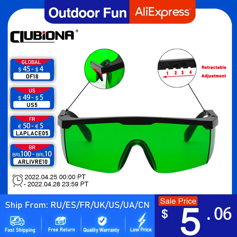 NO burr Good quality telescopic frame special for red and green laser lines eyes protective glasses
NO burr Good quality telescopic frame special for red and green laser lines eyes protective glasses