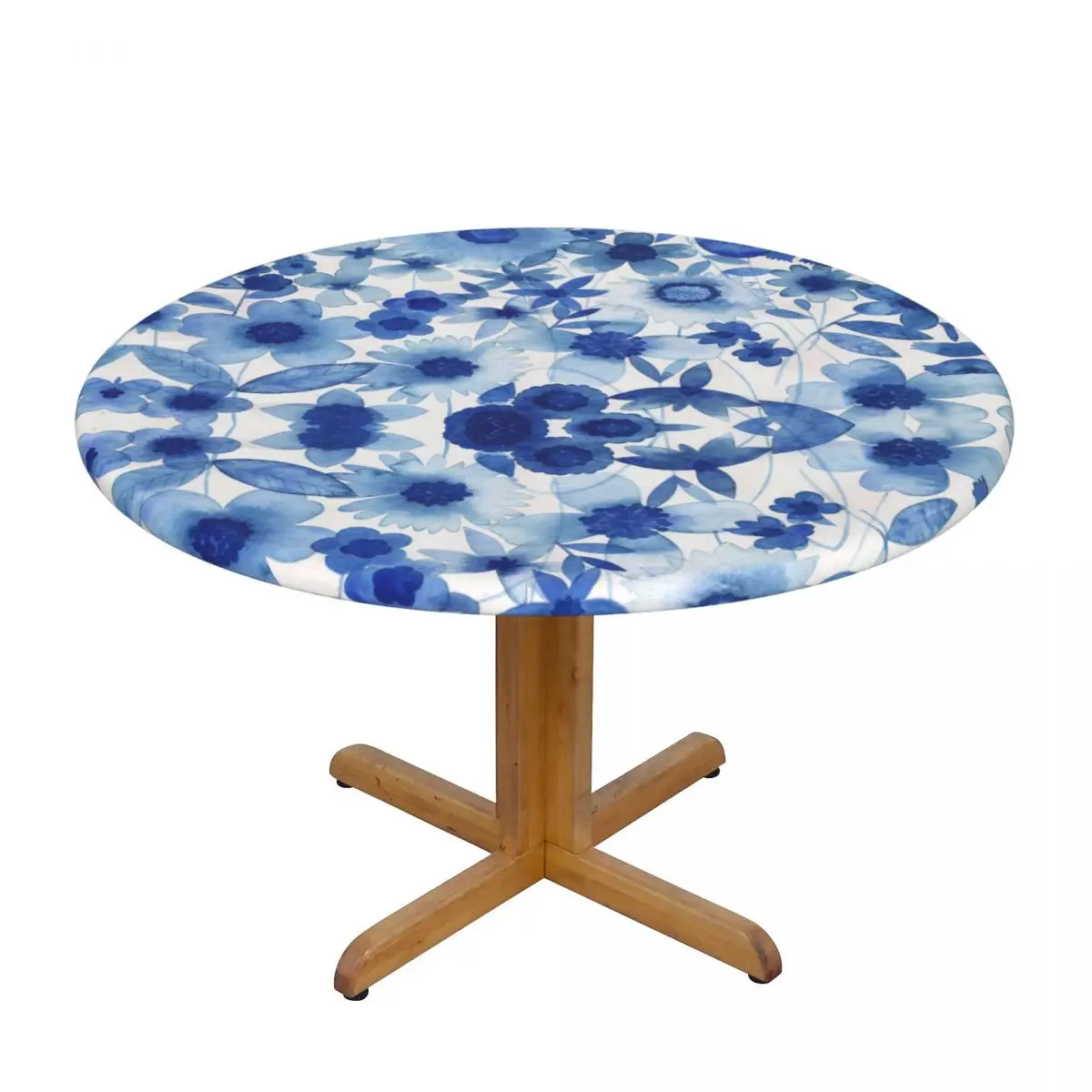 Fitted Round Tablecloth Protector Soft Glass Table Cover Delft Blue Anti-Scald Plate Kitchen Home Tablemat
Fitted Round Tablecloth Protector Soft Glass Table Cover Delft Blue Anti-Scald Plate Kitchen Home Tablemat