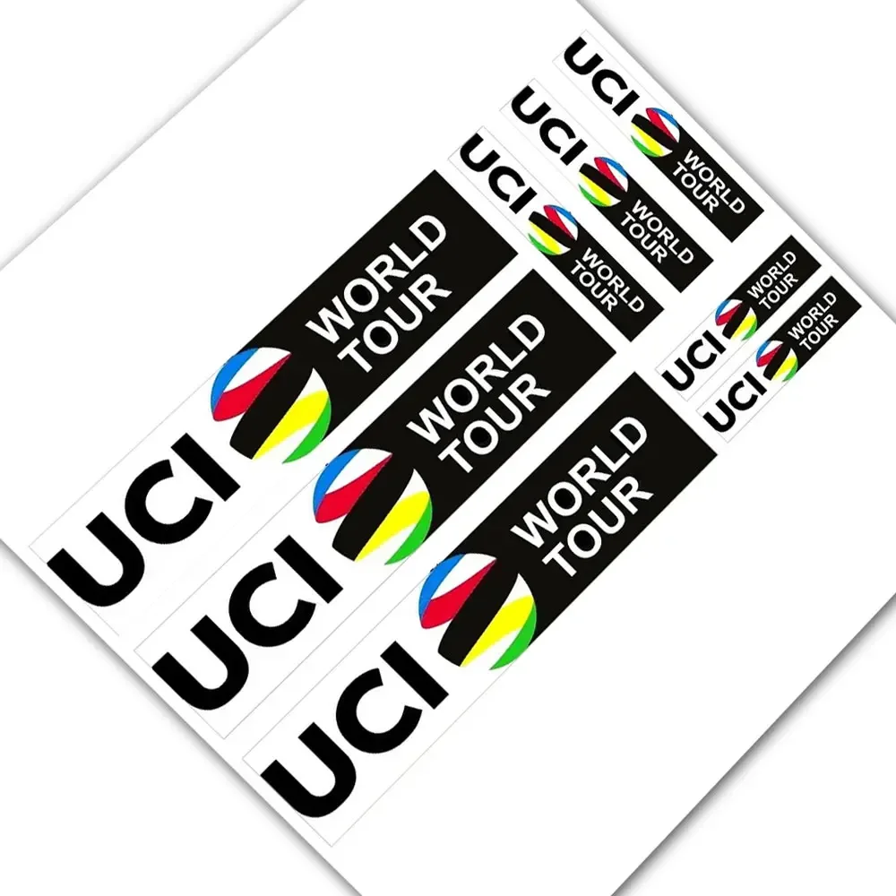 Комплект для UCI World Tour, наклейки на раму шоссейного велосипеда MTB, клейкие наклейки, 16 шт.
Комплект для UCI World Tour, наклейки на раму шоссейного велосипеда MTB, клейкие наклейки, 16 шт.