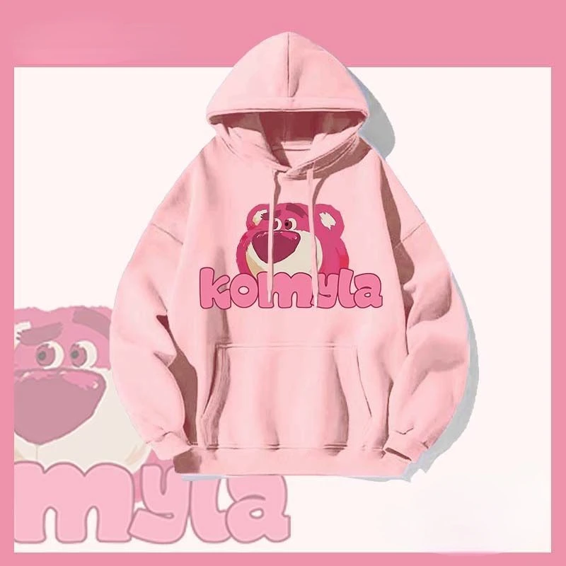 DISNEY Cute Strawberry Bear Print Hoddie for Women Multiple Colors Available Korean Fashion Casual Cartoon Oversize Hoddie
DISNEY Cute Strawberry Bear Print Hoddie for Women Multiple Colors Available Korean Fashion Casual Cartoon Oversize Hoddie
