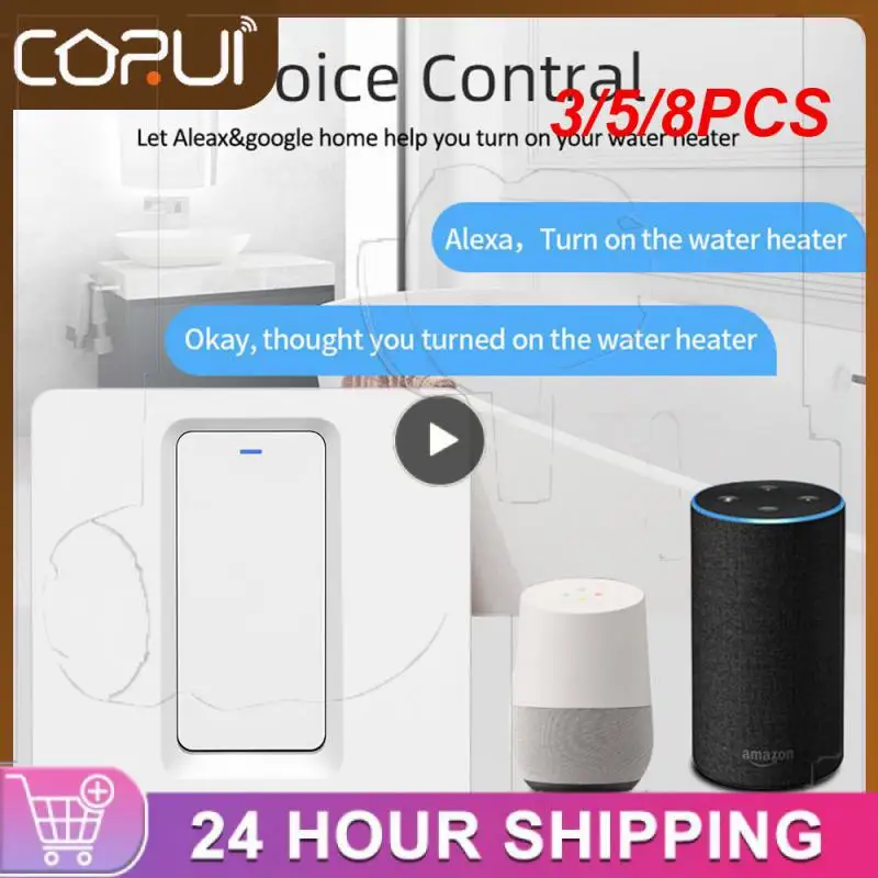 3/5/8PCS Tuya Wifi Water Heater Switch App Control Timing Remote Control Work Timing Timing Function Smart Wall Switch 20a Tuya
3/5/8PCS Tuya Wifi Water Heater Switch App Control Timing Remote Control Work Timing Timing Function Smart Wall Switch 20a Tuya