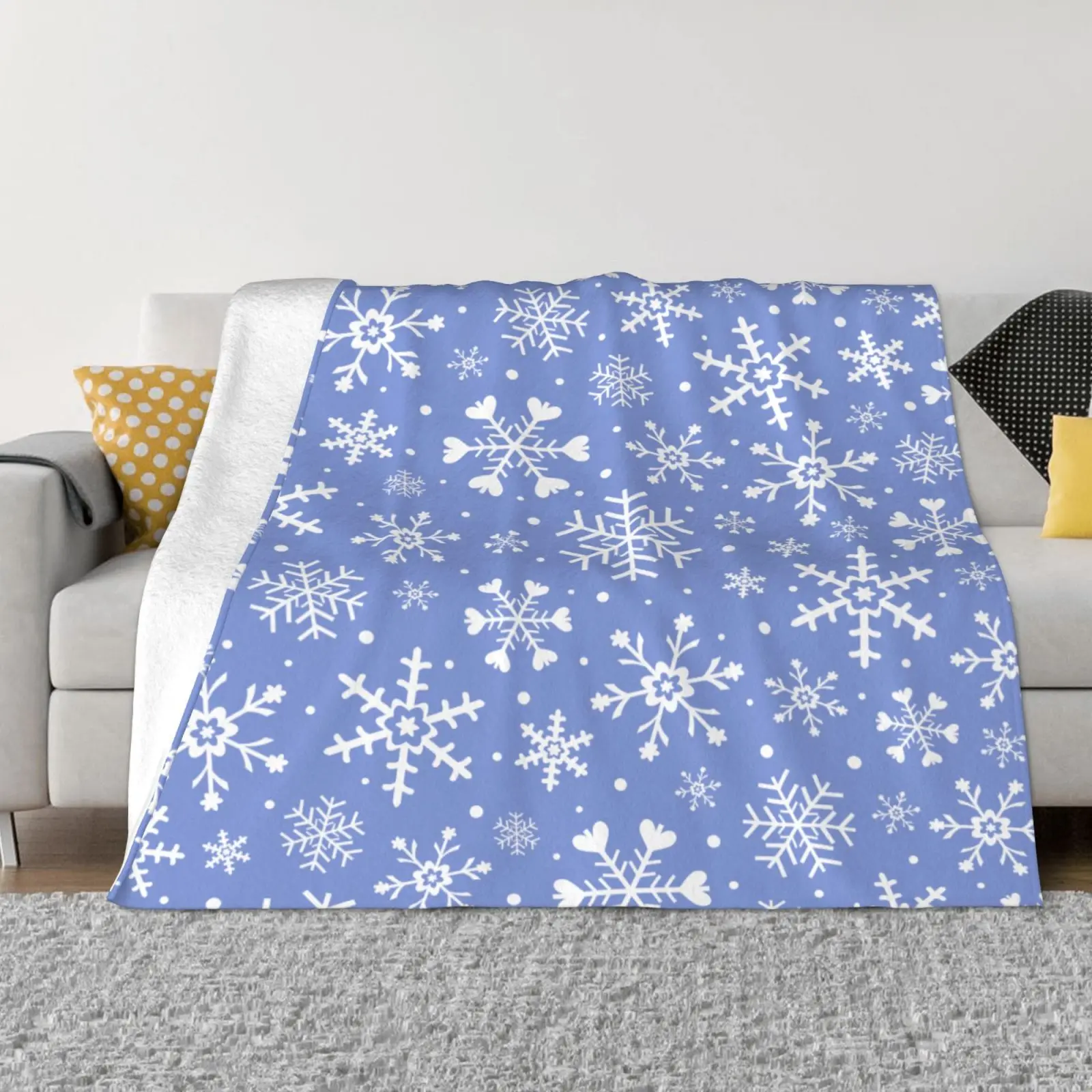 Lavender Purple Snowflakes Blanket Picnic Blanket Christmas Home Holiday No Pilling Couch Bed Single Side Printed 80x60 Inch
Lavender Purple Snowflakes Blanket Picnic Blanket Christmas Home Holiday No Pilling Couch Bed Single Side Printed 80x60 Inch