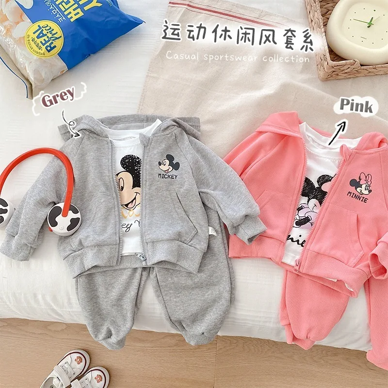 Disney Fashion Baby Boys Girls Clothes Set Mickey Zipper Hoodies Sweatshirt Pants 2Pcs Sports Suits Outfits Tracksuit Sportswear
Disney Fashion Baby Boys Girls Clothes Set Mickey Zipper Hoodies Sweatshirt Pants 2Pcs Sports Suits Outfits Tracksuit Sportswear