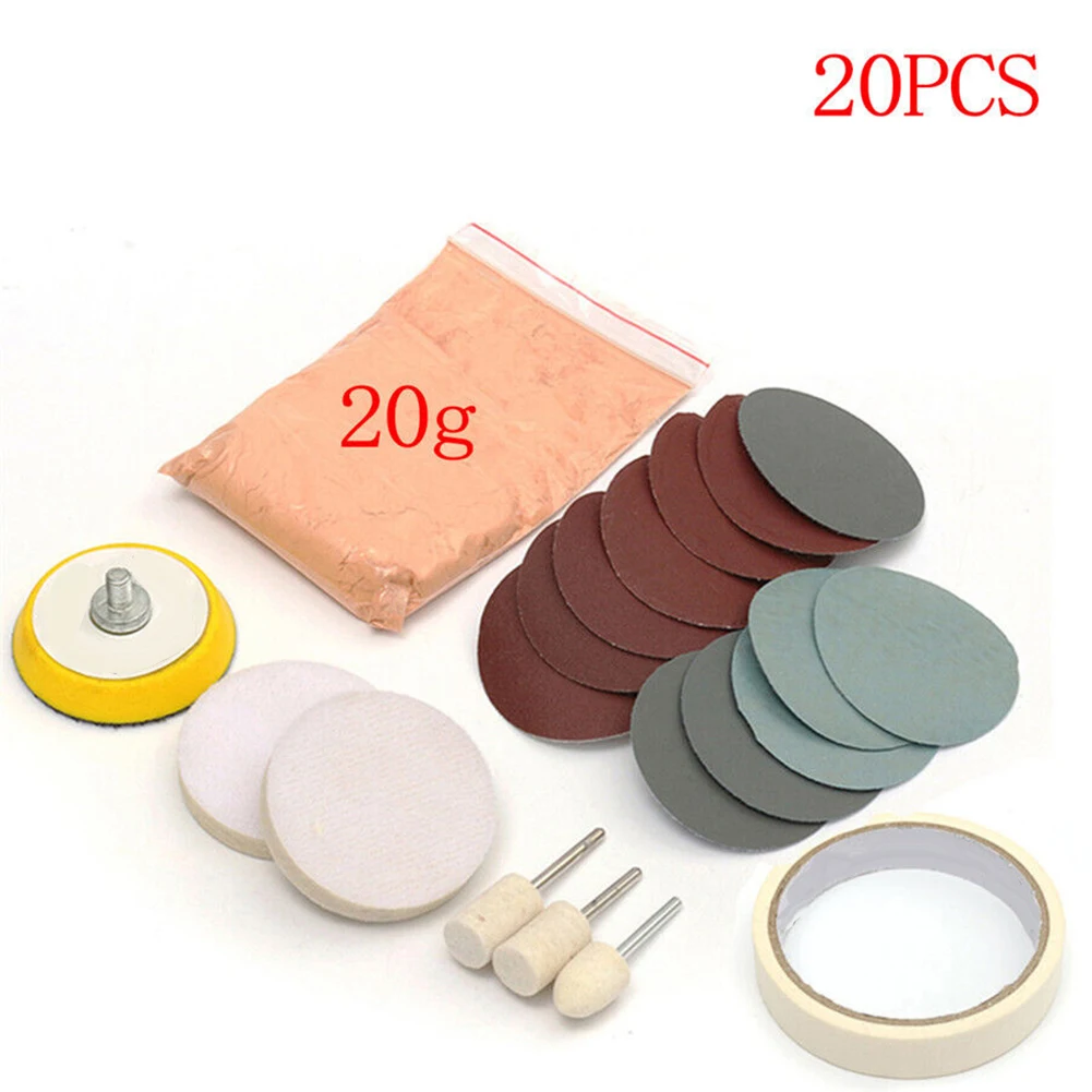20Pcs Car Glass Polishing Kit 20g Car Windshield Polishing Powder Window Windscreen Windshield Scratch Remover Repair Tool
20Pcs Car Glass Polishing Kit 20g Car Windshield Polishing Powder Window Windscreen Windshield Scratch Remover Repair Tool