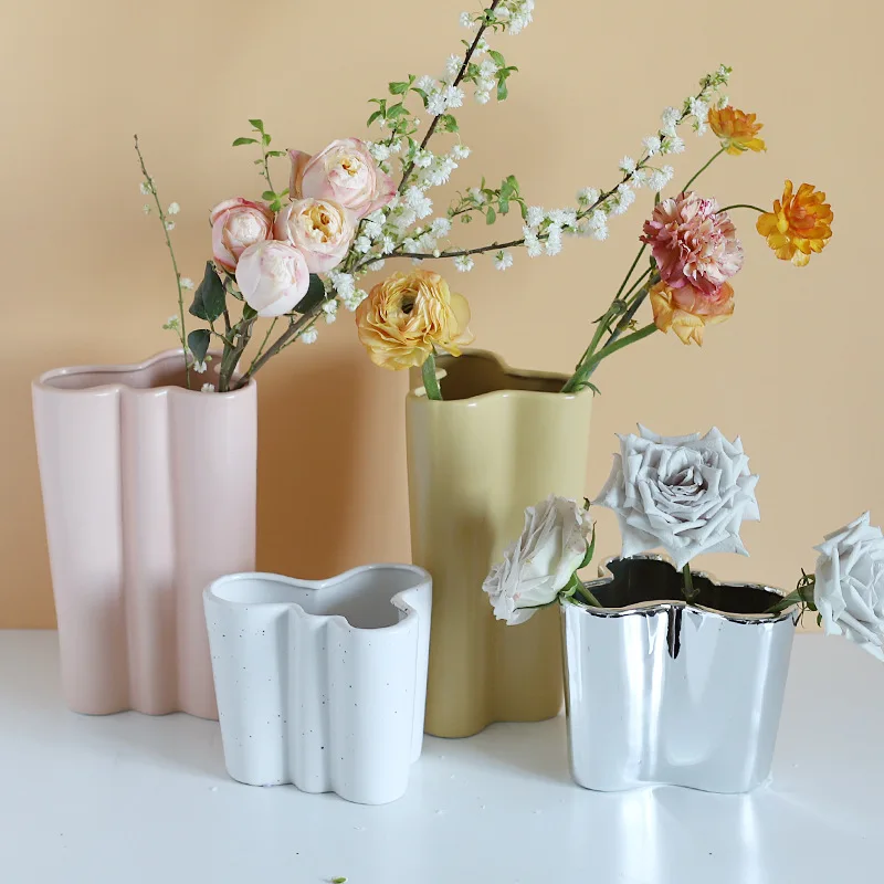 Home Decor Ceramic Vase Room Decor Flower Pot Decoration Nordic Art Vases Desktop Abstract Shaped Ornament Dropshipping
Home Decor Ceramic Vase Room Decor Flower Pot Decoration Nordic Art Vases Desktop Abstract Shaped Ornament Dropshipping