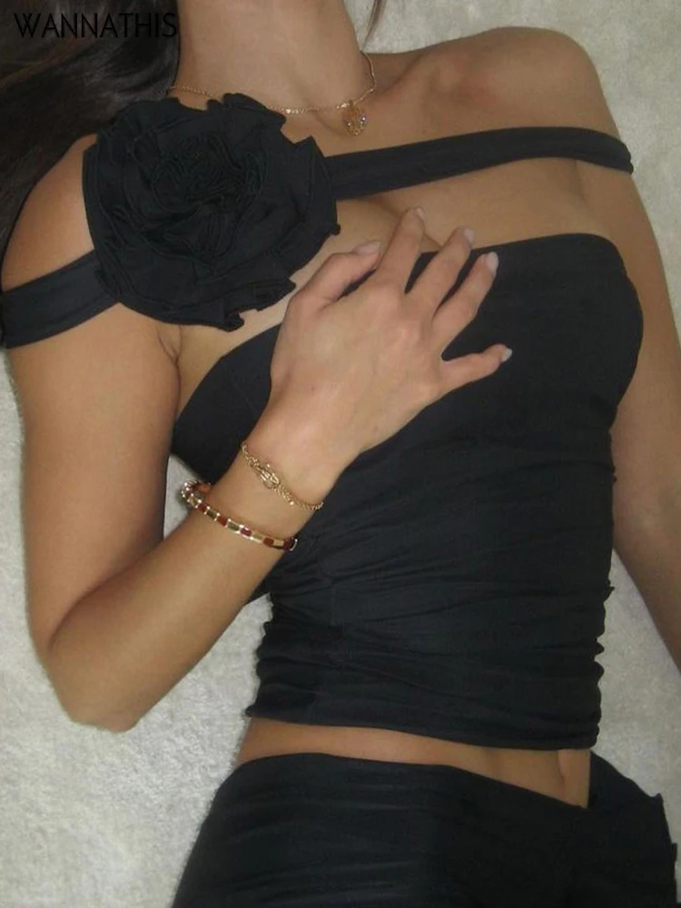 WannaThis Hollow Out Folds Women Tube Tops Off Shoulder Folds 3D Black Rose Sexy Bodycon Aesthetic Autumn Sexy Casual Tops New
WannaThis Hollow Out Folds Women Tube Tops Off Shoulder Folds 3D Black Rose Sexy Bodycon Aesthetic Autumn Sexy Casual Tops New