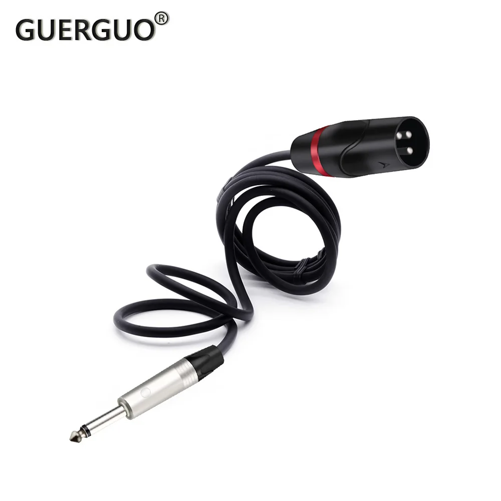 6,35 мм Серебристый разъем «папа» к XLR «папа», 3 штырька к сбалансированному соединительному кабелю микрофона, четверть дюйма к XLR-шнуру для AMP, ...
6,35 мм Серебристый разъем «папа» к XLR «папа», 3 штырька к сбалансированному соединительному кабелю микрофона, четверть дюйма к XLR-шнуру для AMP, ...