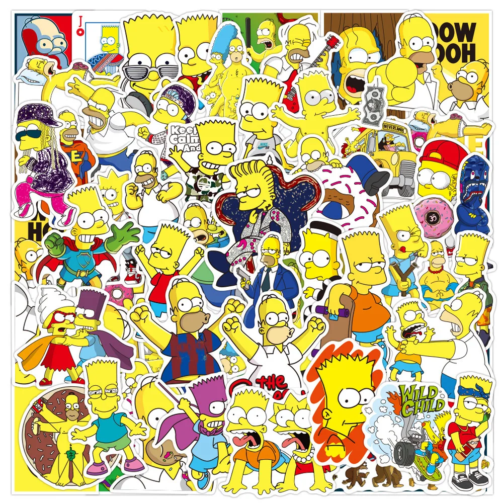 10/30/50pcs Disney Simpson Stickers Cartoon Decals DIY Skateboard Laptop Notebook Waterproof Graffiti Kids Sticker Classic Toys
10/30/50pcs Disney Simpson Stickers Cartoon Decals DIY Skateboard Laptop Notebook Waterproof Graffiti Kids Sticker Classic Toys