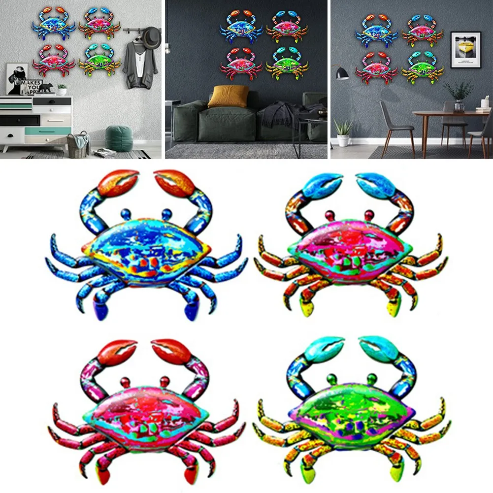 1PCS Garden 3D Metal Crab Wall Art Sculpture For Outdoor Hanging Ornament Decoration Animal Miniatures Statues Artwork Decor
1PCS Garden 3D Metal Crab Wall Art Sculpture For Outdoor Hanging Ornament Decoration Animal Miniatures Statues Artwork Decor