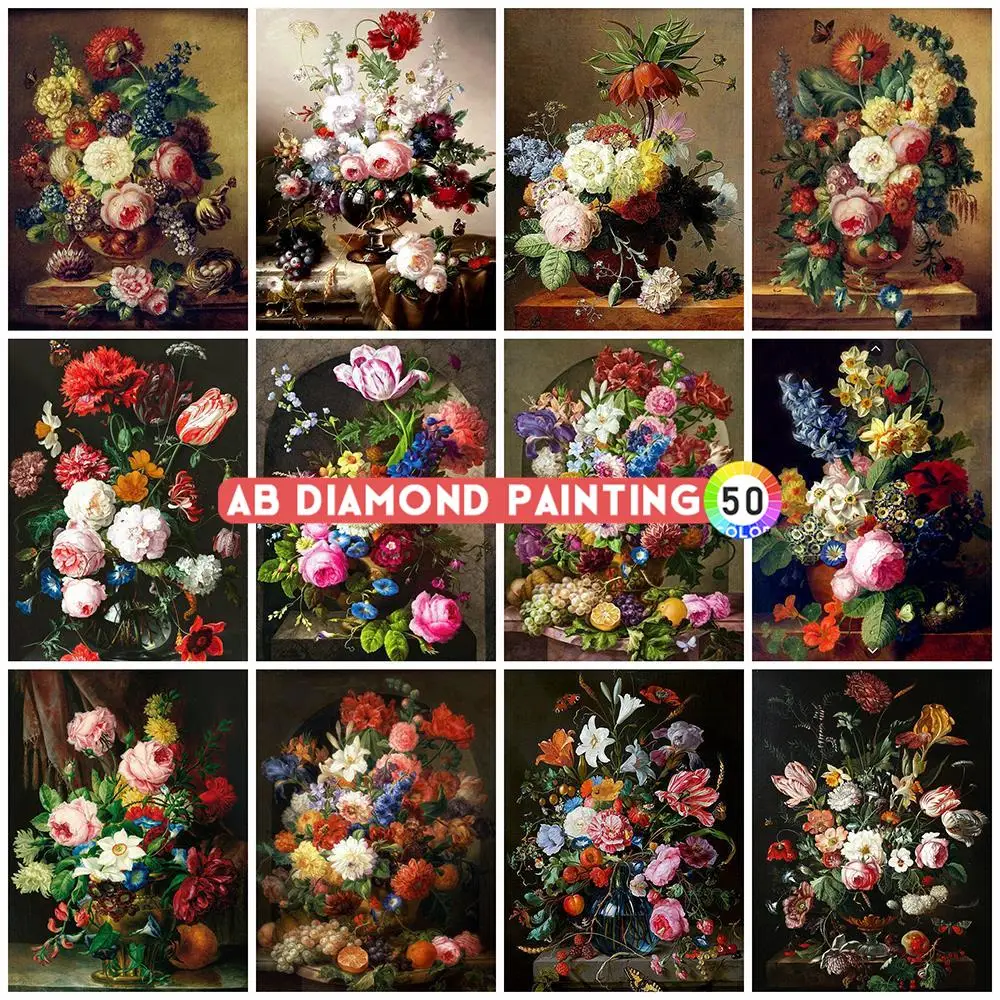 Алмазная живопись AB 5D Вышивка цветы ретро наборы для вышивки крестиком Декор полная дрель DIY настенные наклейки
Алмазная живопись AB 5D Вышивка цветы ретро наборы для вышивки крестиком Декор полная дрель DIY настенные наклейки