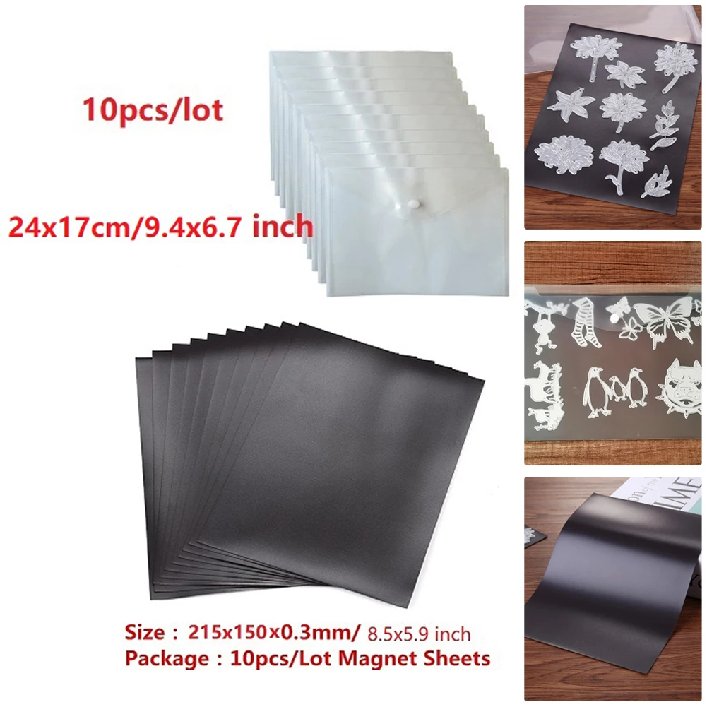 10pcs Rubber Soft Magnet Sheet Adhesive Sticker Black Magnetic Mats For Dies Crafts Storing Scrapbooking DIY Crafts Folders Tool
10pcs Rubber Soft Magnet Sheet Adhesive Sticker Black Magnetic Mats For Dies Crafts Storing Scrapbooking DIY Crafts Folders Tool