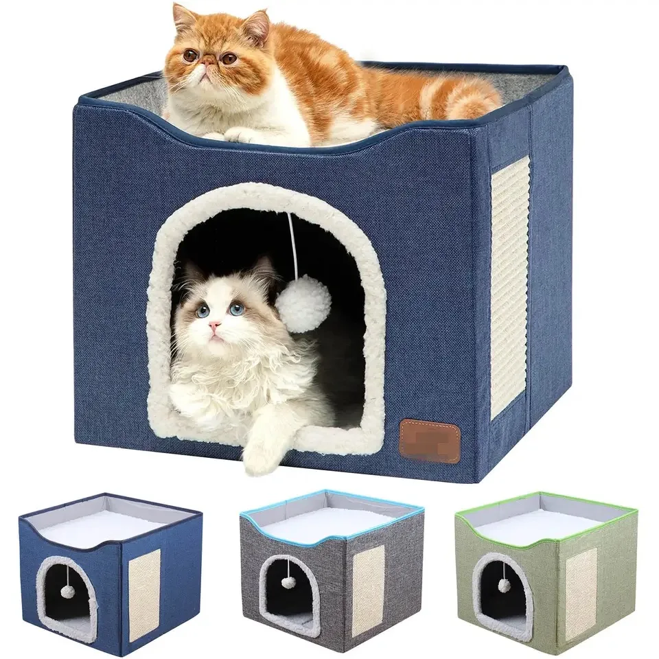 Foldable Pet Nest Large Cat Bed Soft Nest Warm Sleeping House Small Medium Dog Cat Winter House Sofa Puppy Kennel Pets Products
Foldable Pet Nest Large Cat Bed Soft Nest Warm Sleeping House Small Medium Dog Cat Winter House Sofa Puppy Kennel Pets Products